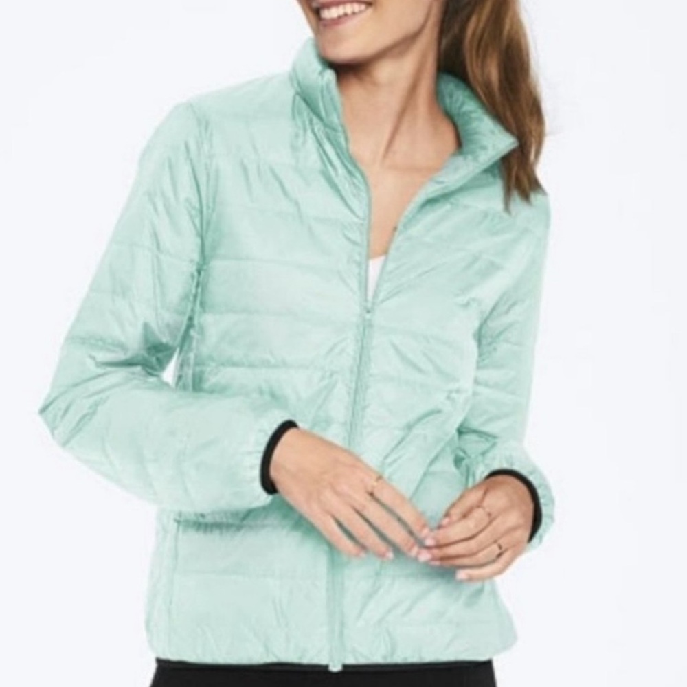 NWOT PINK Victoria’s Secret Lightweight Puffer Jacket Mint Green Size XS